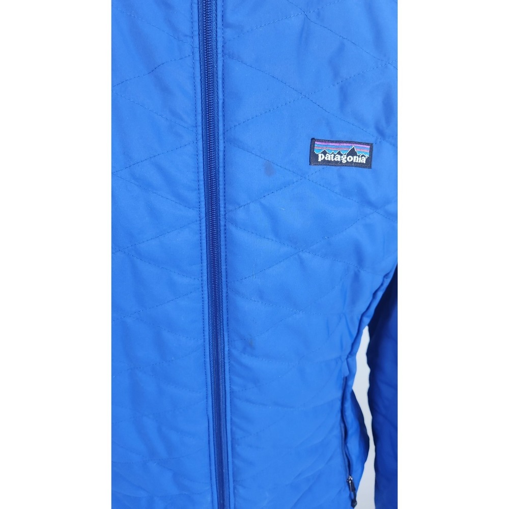 Patagonia Quilted Blue Jacket Women's Size M - Picture 7 of 7